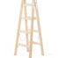 Rebrík Strend Pro 4-stupňový dvojitý drevený 1.32m max.150kg