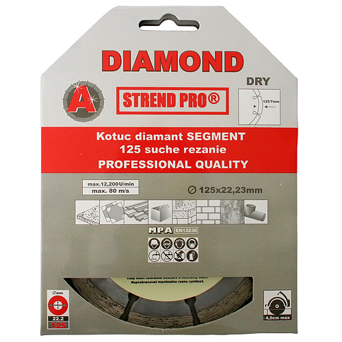 Kotúč Strend Pro 521A 230mm Diamant Segment