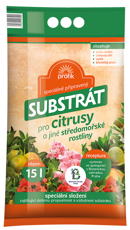 Substrát pre citrusy PROFÍK, 15l