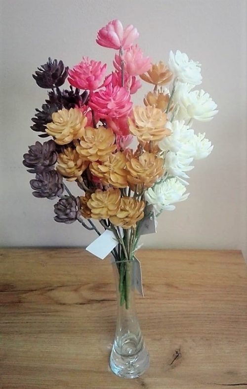Umelé kvety sukulent x5 mix 31cm