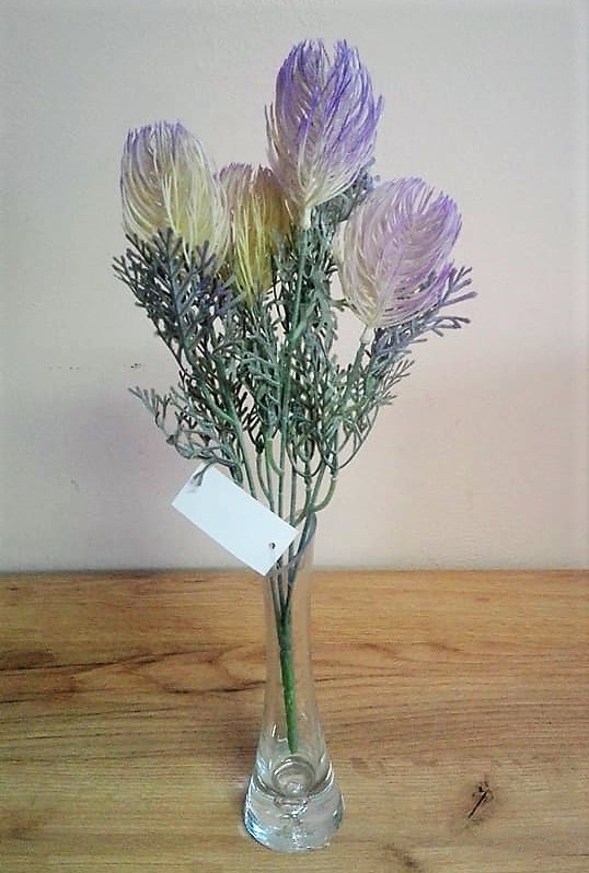 Umelé kvety protea x5 36cm mix