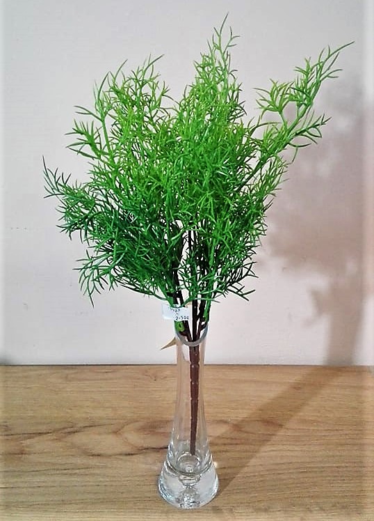 Umelé kvety kytica asparagus x7 40cm