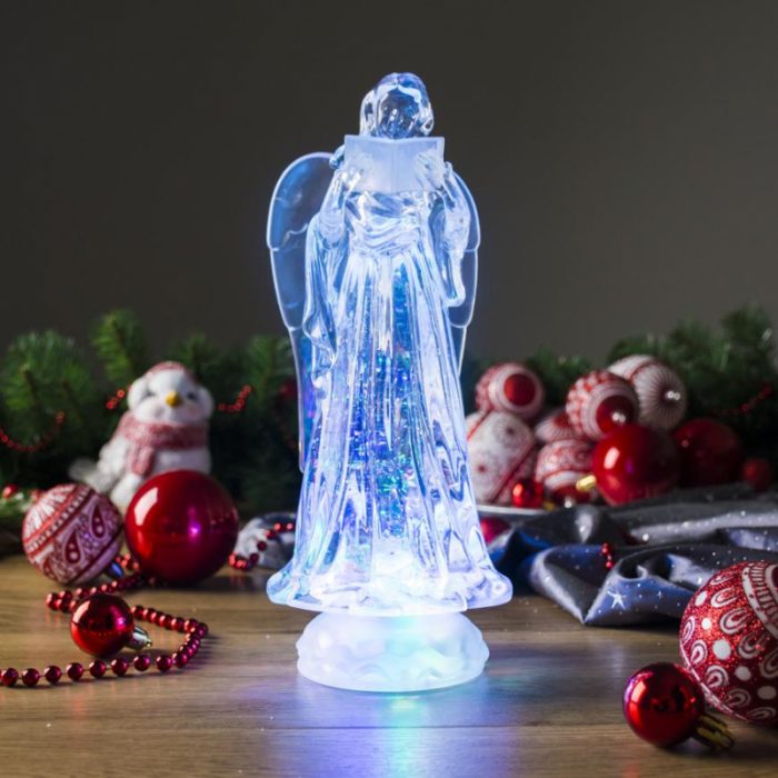 Dekorácia MagicHome Vianoce Anjel LED meniaca farby
