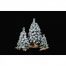 Vianočný stromček zasnežený 80cm juta
