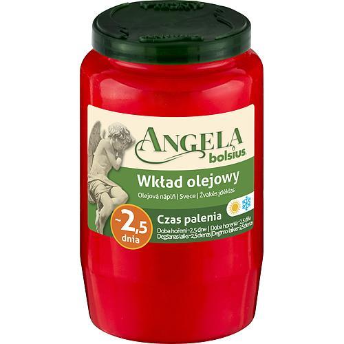 Napln bolsius Angela NR03 červená 55h 150g olej