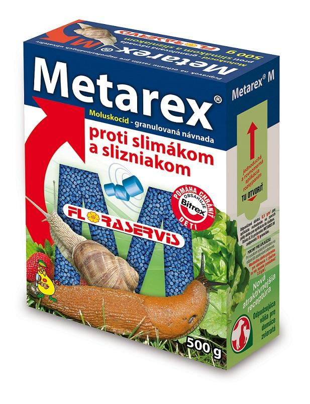 Metarex M 500g proti slimákom a slizniakom
