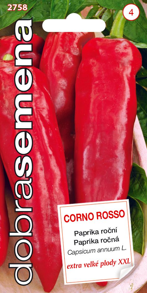Paprika ročná Corno Rosso Dobrá semena