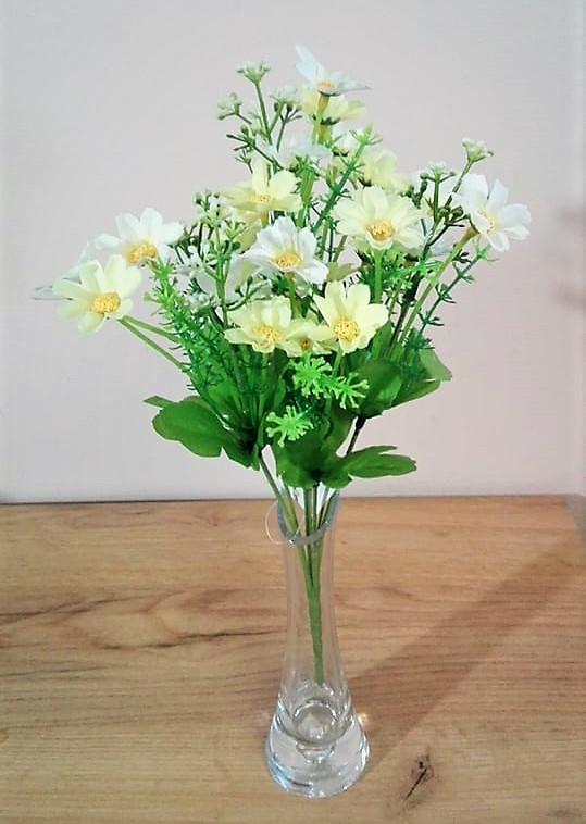 Umelé kvety kytica margarétka x7 33cm