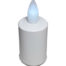 Náhrobná sviečka LED BC 193 biela s bielym plamienkom