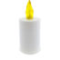 Náhrobná sviečka BC 173 biela so žltým plamienkom
