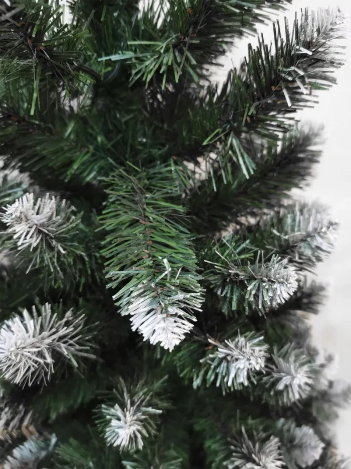 Stromček MagicHome Vianoce Nico jedľa v jute zasnežené konce 90cm