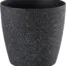 Kvetináč Strend Pro Stone 23x20.5cm čierny efekt kameňa